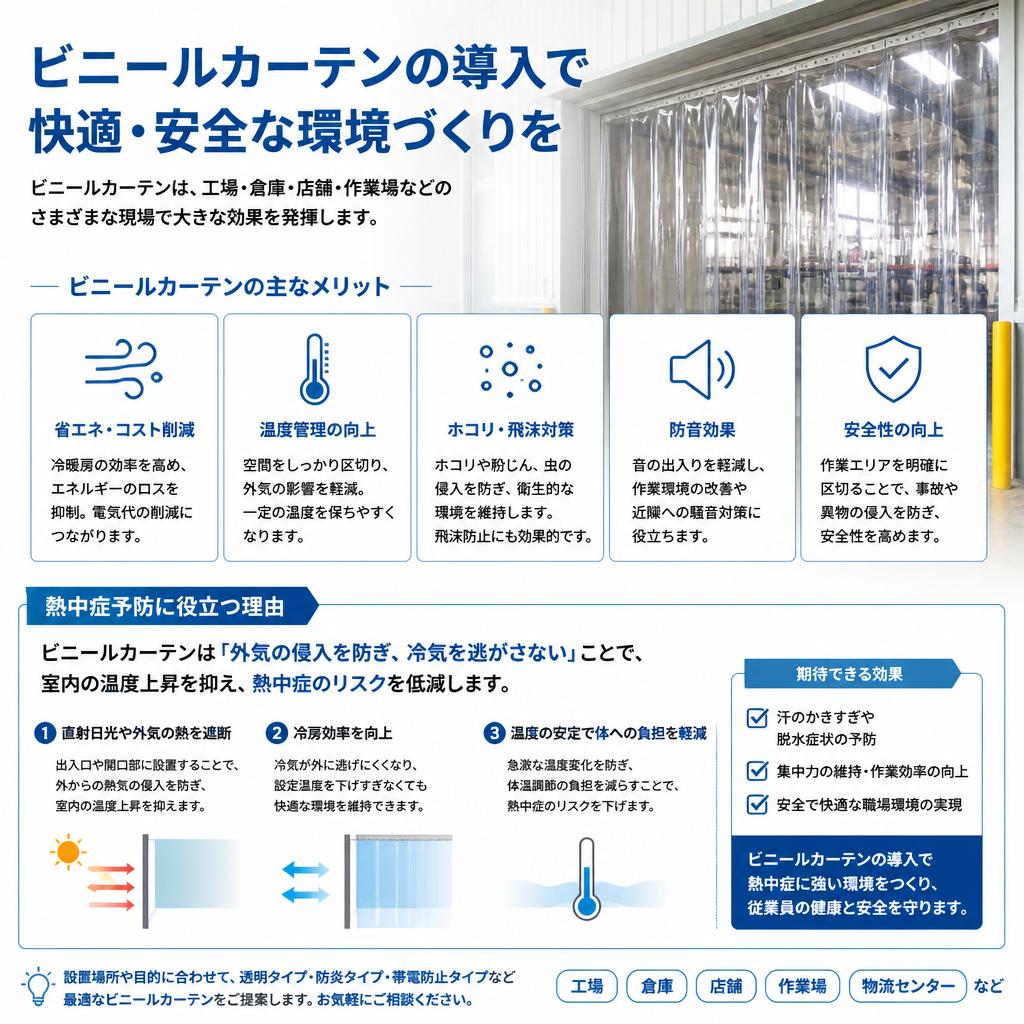 ビニールカーテンの驚きの効果