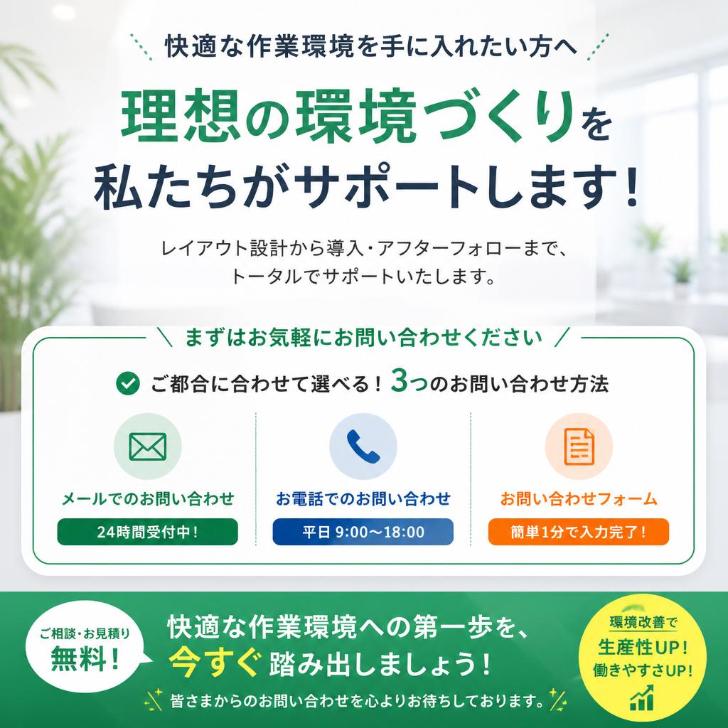 今すぐお問い合わせを！