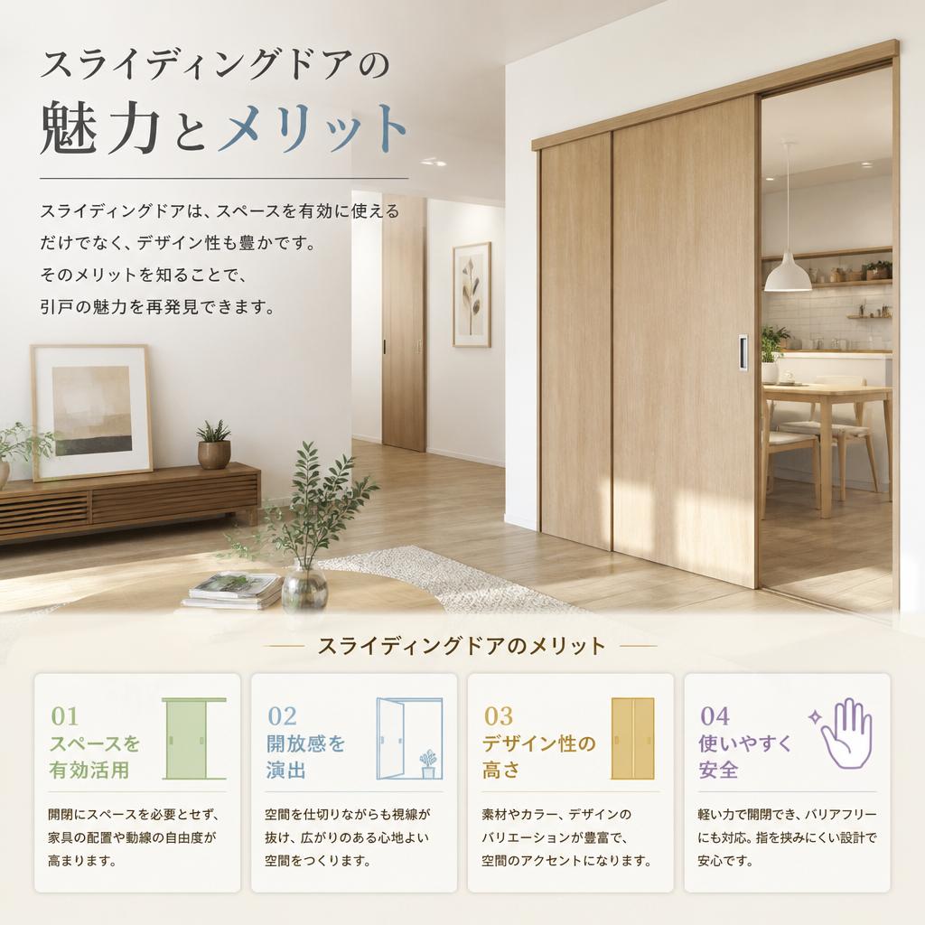 スライディングドアの特徴と利点