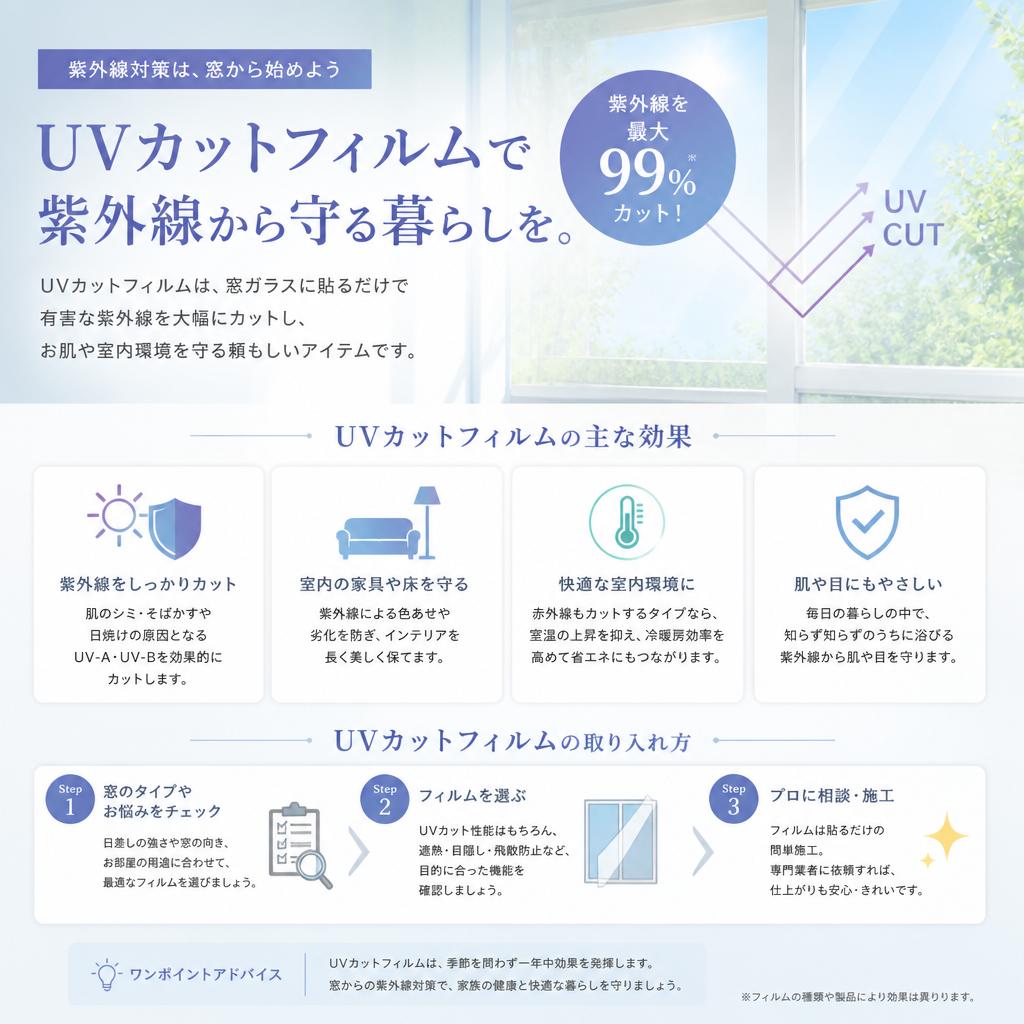 4. UVカットフィルムの活用法